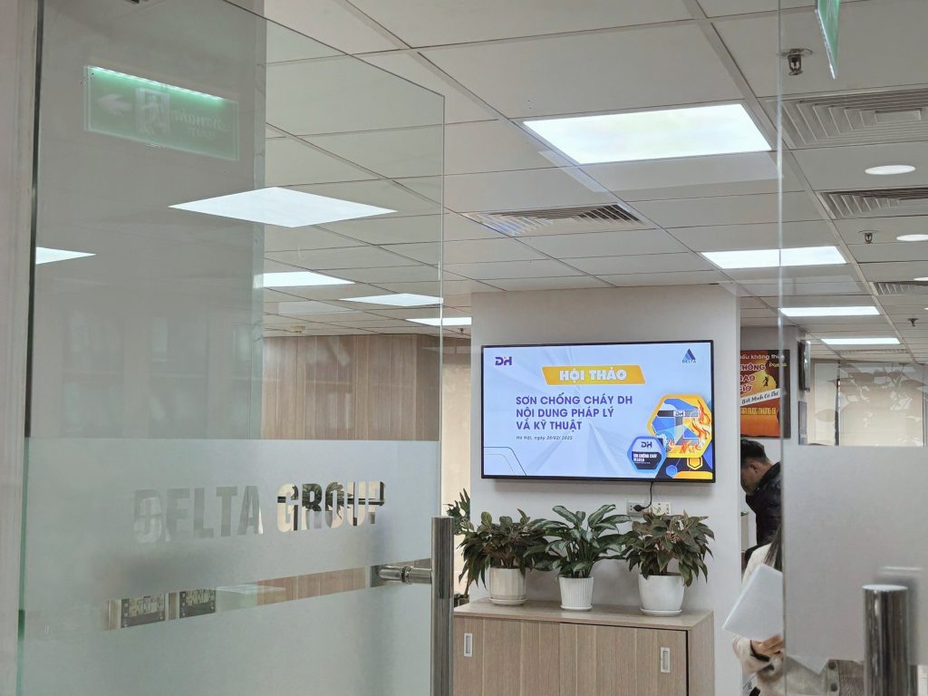 DH VIỆT NAM đào tạo Delta Group về sơn chống cháy ảnh 3