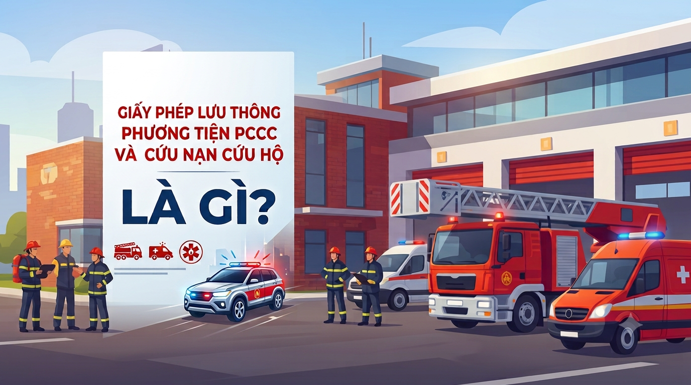 Giấy phép lưu thông phương tiện cứu nạn cứu hộ và phòng cháy chữa cháy là gì